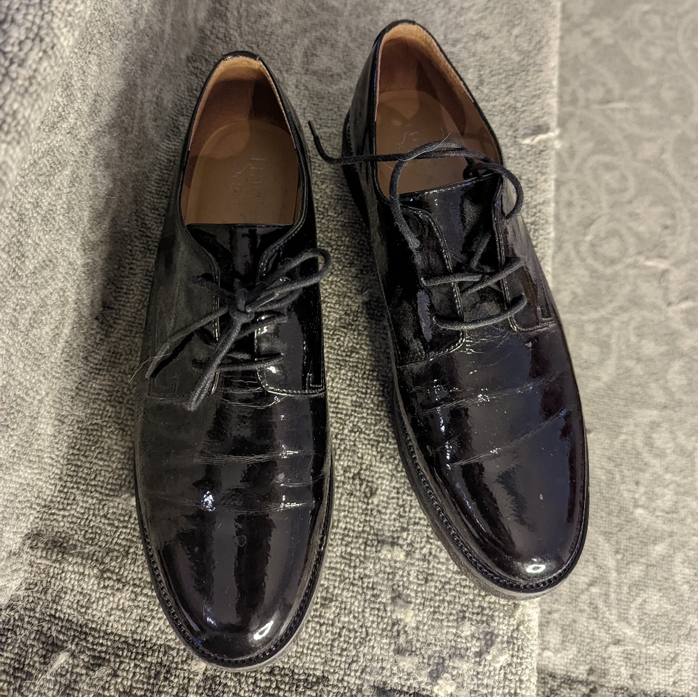 Franco Sarto patent oxfords size 9